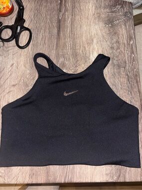 Nike Black Dri-FIT Sports Bra with Swoosh